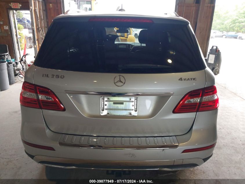 2014 Mercedes-Benz Ml 350 4Matic VIN: 4JGDA5HB4EA368096 Lot: 39877949