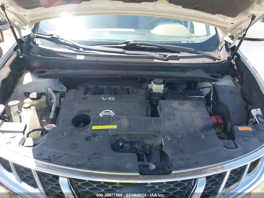 2011 Nissan Murano Le VIN: JN8AZ1MW2BW175479 Lot: 39877966