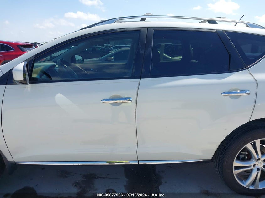 2011 Nissan Murano Le VIN: JN8AZ1MW2BW175479 Lot: 39877966