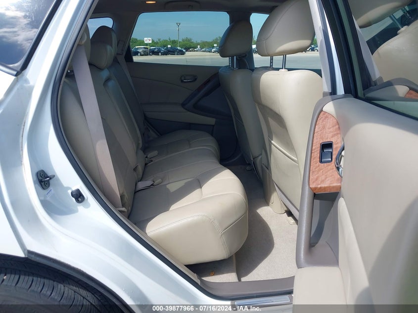 2011 Nissan Murano Le VIN: JN8AZ1MW2BW175479 Lot: 39877966