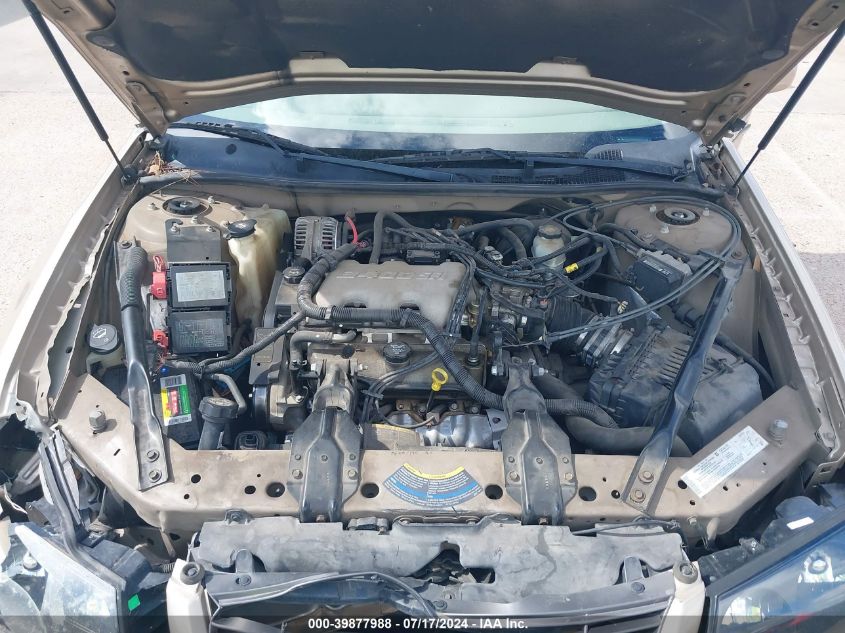 2004 Chevrolet Impala VIN: 2G1WF52E849205357 Lot: 39877988