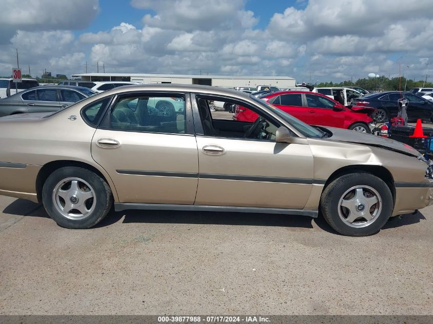 2004 Chevrolet Impala VIN: 2G1WF52E849205357 Lot: 39877988