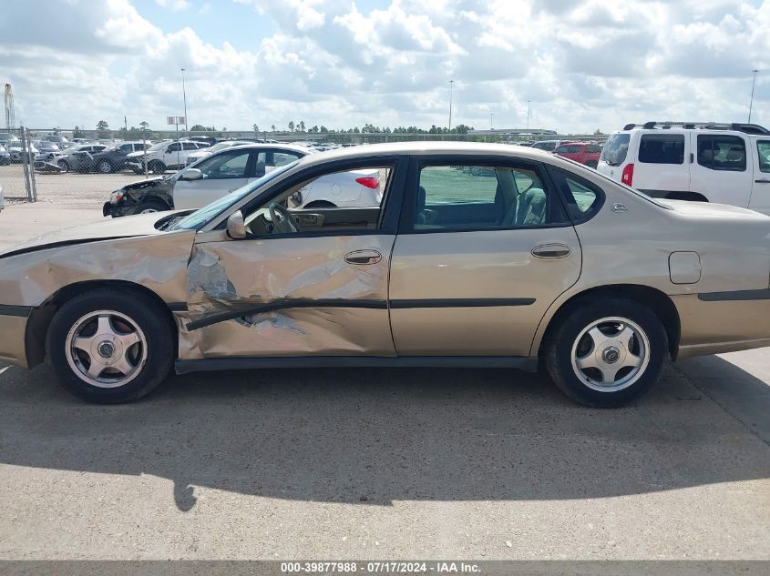 2004 Chevrolet Impala VIN: 2G1WF52E849205357 Lot: 39877988