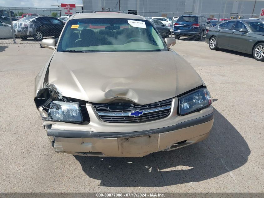 2004 Chevrolet Impala VIN: 2G1WF52E849205357 Lot: 39877988