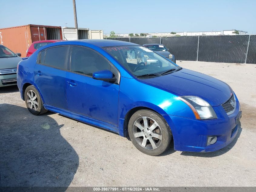 3N1AB6AP9CL773203 2012 Nissan Sentra 2.0 Sr