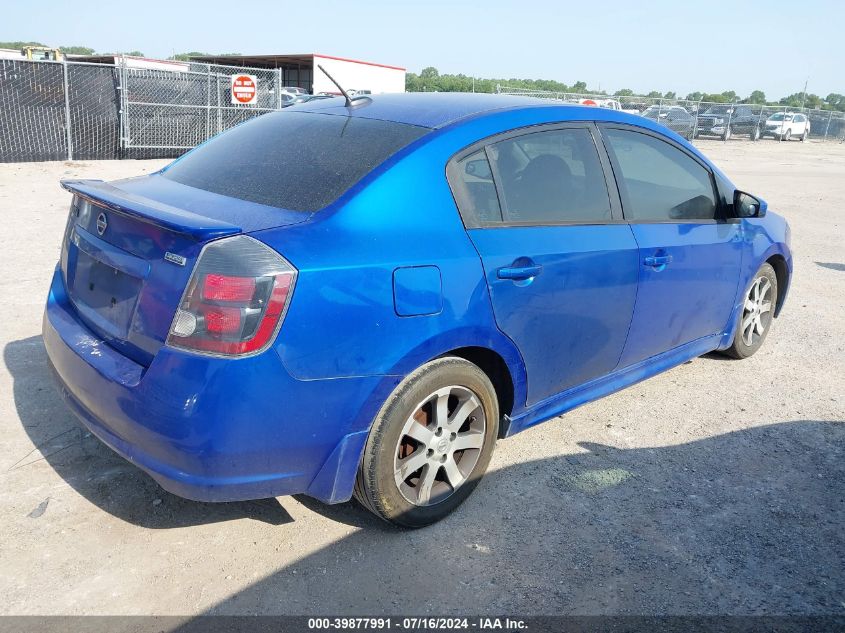 3N1AB6AP9CL773203 2012 Nissan Sentra 2.0 Sr