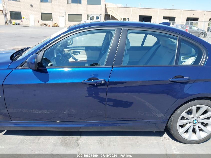 2011 BMW 328I VIN: WBAPH5C50BA447692 Lot: 39877999