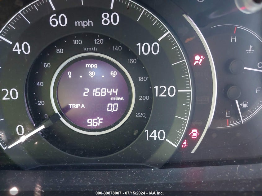 2014 Honda Cr-V Lx VIN: 3CZRM3H37EG710814 Lot: 39878007