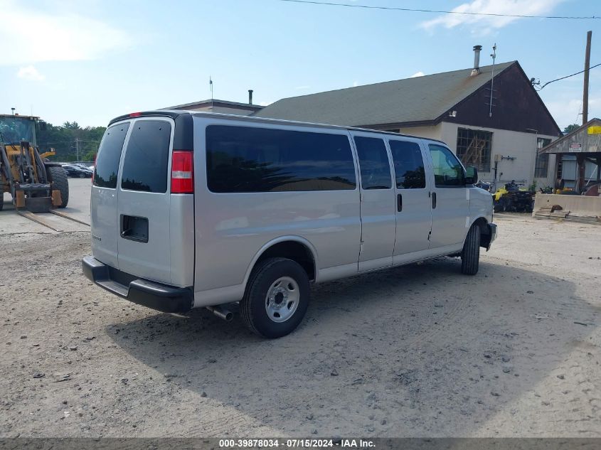 2024 Chevrolet Express Passenger Rwd 3500 Extended Wheelbase Ls VIN: 1GAZGNFP2R1222558 Lot: 39878034