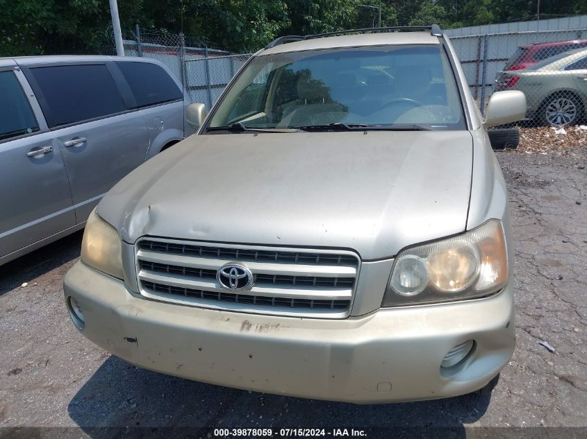 2002 Toyota Highlander VIN: JTEGD21A520046542 Lot: 39878059