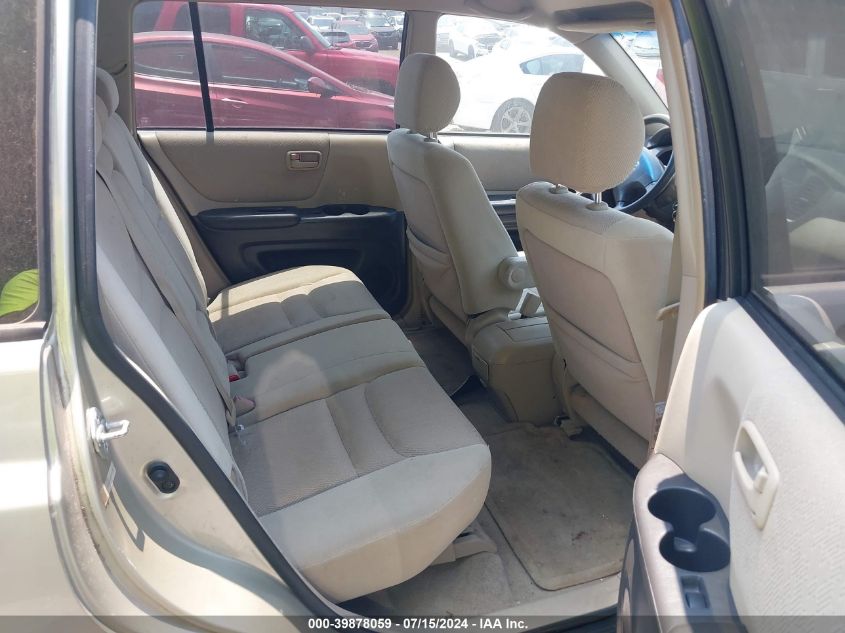 2002 Toyota Highlander VIN: JTEGD21A520046542 Lot: 39878059