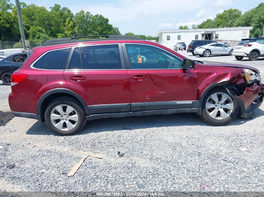 2011 Subaru Outback 2.5I Limited VIN: 4S4BRBKCXB3326631 Lot: 39878062