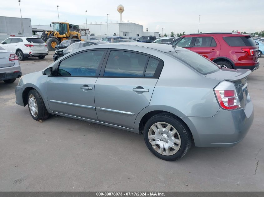 2011 Nissan Sentra 2.0S VIN: 3N1AB6APXBL730844 Lot: 39878073