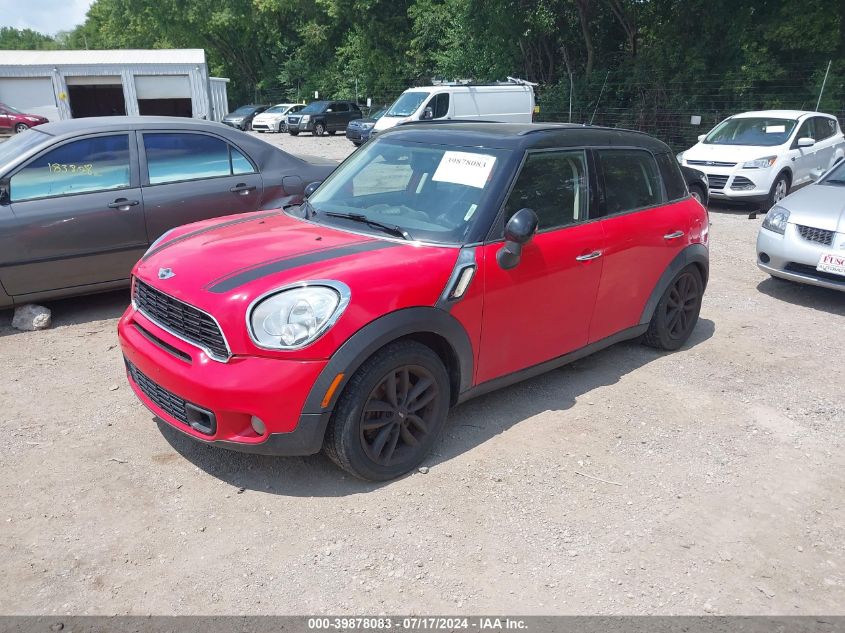 2011 Mini Cooper S Countryman VIN: WMWZC3C52BWH98475 Lot: 39878083