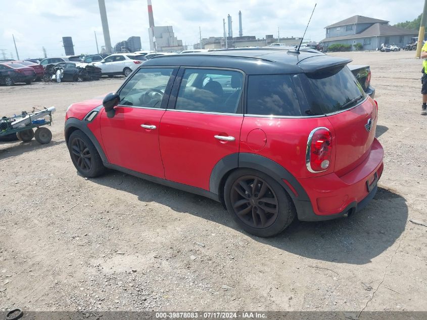 2011 Mini Cooper S Countryman VIN: WMWZC3C52BWH98475 Lot: 39878083