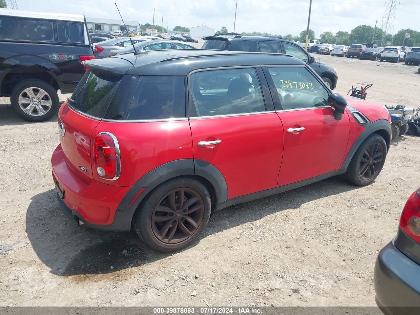 2011 Mini Cooper S Countryman VIN: WMWZC3C52BWH98475 Lot: 39878083