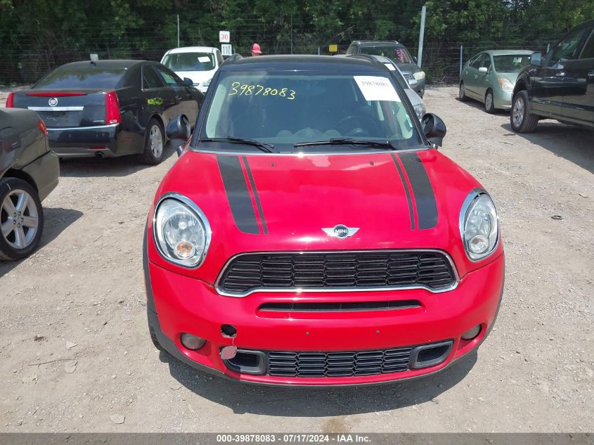 2011 Mini Cooper S Countryman VIN: WMWZC3C52BWH98475 Lot: 39878083