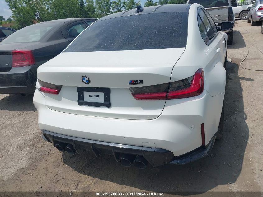 2022 BMW M3 Competition xDrive VIN: WBS43AY06NFM02752 Lot: 39878088