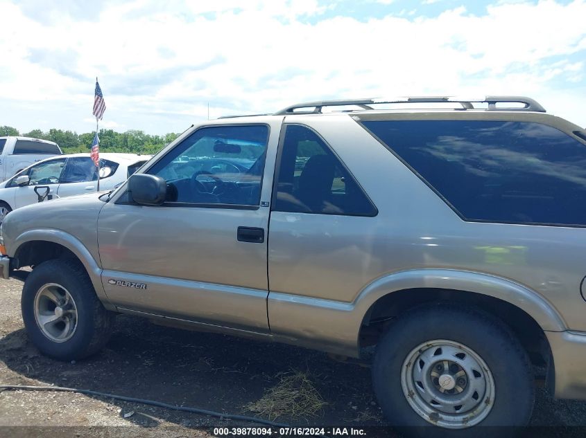 2001 Chevrolet Blazer Ls VIN: 1GNCS18W81K107798 Lot: 39878094