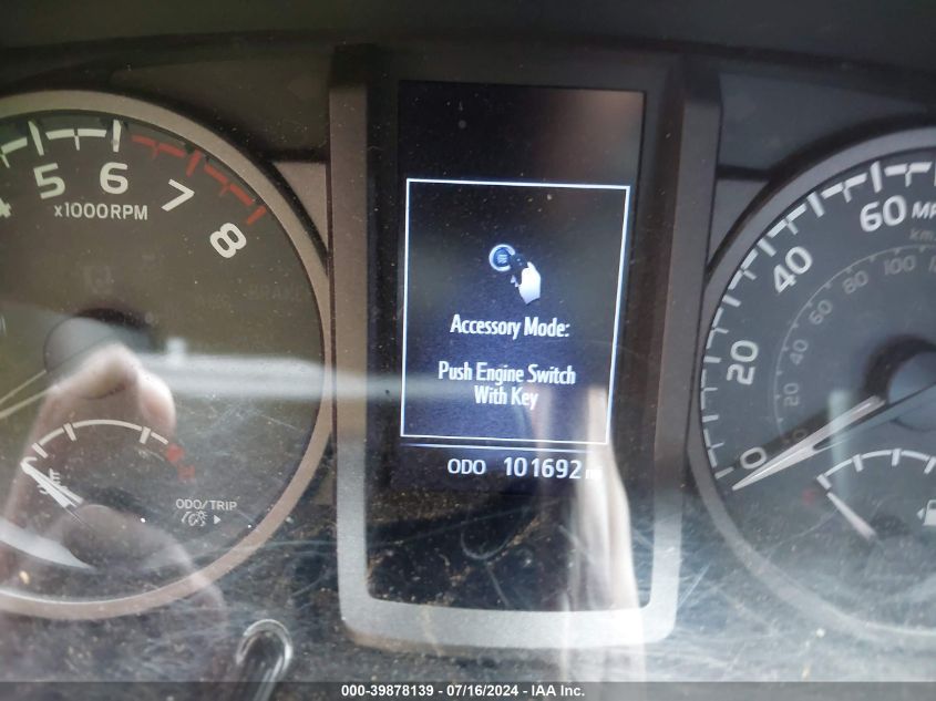 2019 Toyota Tacoma Trd Sport VIN: 3TMCZ5AN4KM220039 Lot: 39878139