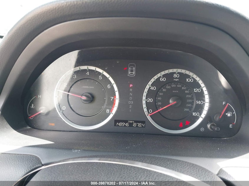 2010 Honda Accord 2.4 Lx-P VIN: 1HGCP2F43AA025308 Lot: 39878202