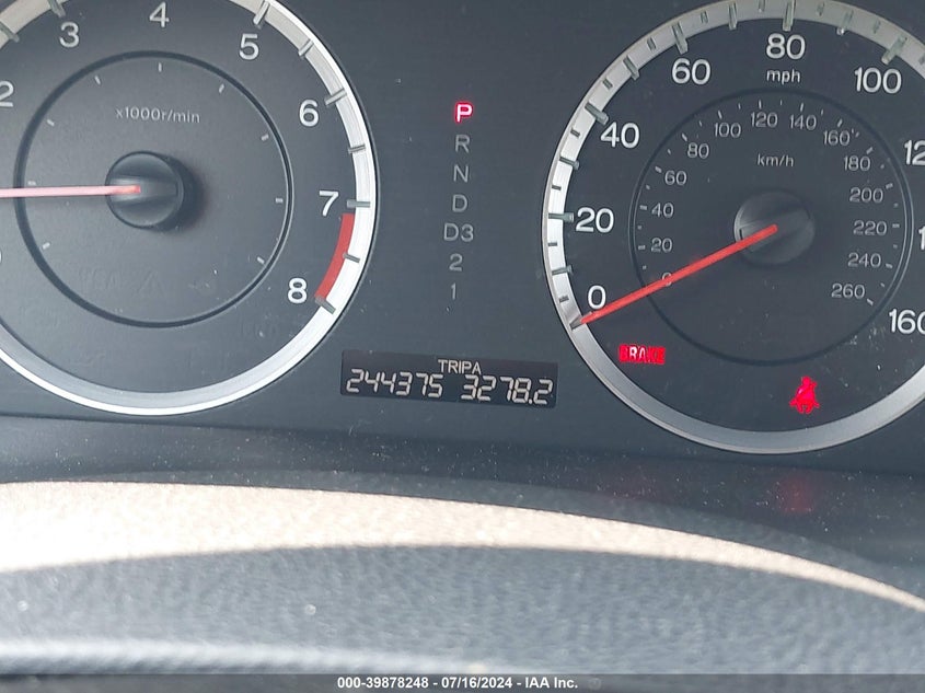 2010 Honda Accord Sdn 2.4 Ex-L/Ex-L VIN: 1HGCP2F84AA030133 Lot: 39878248