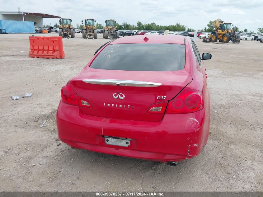 2013 Infiniti G37 Journey/Sport VIN: JN1CV6AP9DM301767 Lot: 39878257