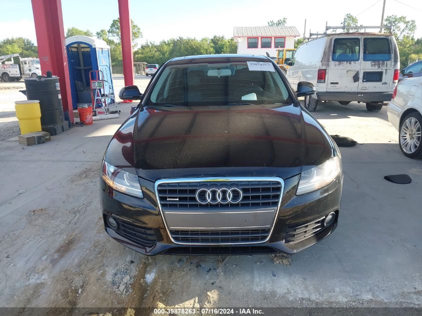 2009 Audi A4 2.0T Quattro VIN: WAULF78K19A134515 Lot: 39878263