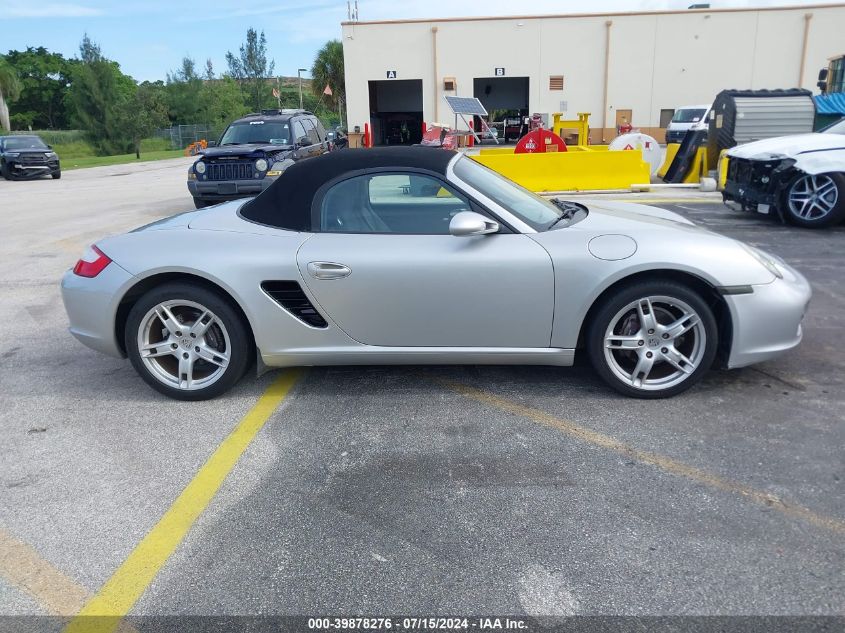 2008 Porsche Boxster VIN: WP0CA29808U712477 Lot: 39878276