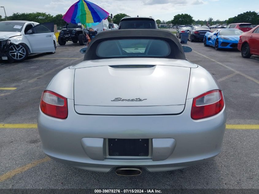 2008 Porsche Boxster VIN: WP0CA29808U712477 Lot: 39878276