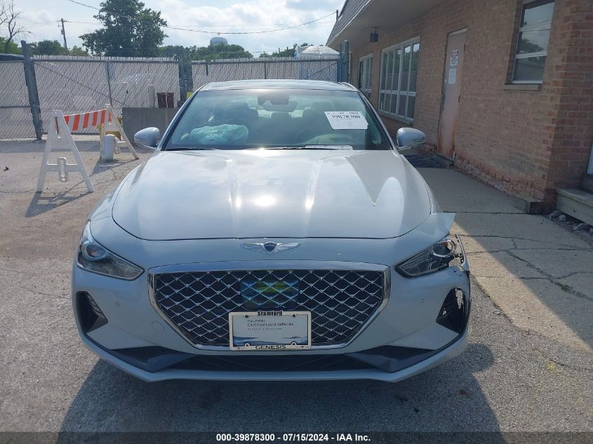 2021 Genesis G70 2.0T Awd VIN: KMTG34LA5MU066965 Lot: 39878300