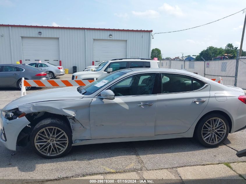 2021 Genesis G70 2.0T Awd VIN: KMTG34LA5MU066965 Lot: 39878300