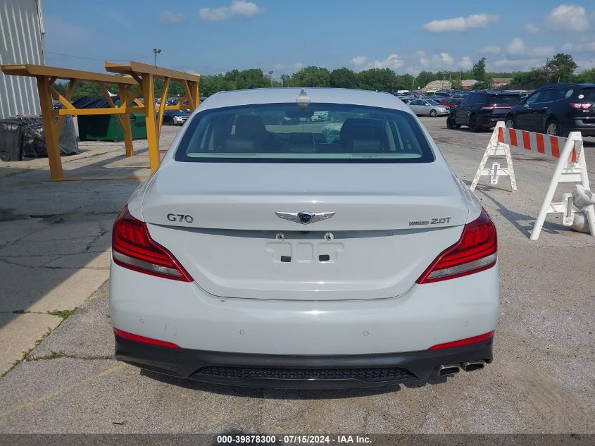 2021 Genesis G70 2.0T Awd VIN: KMTG34LA5MU066965 Lot: 39878300