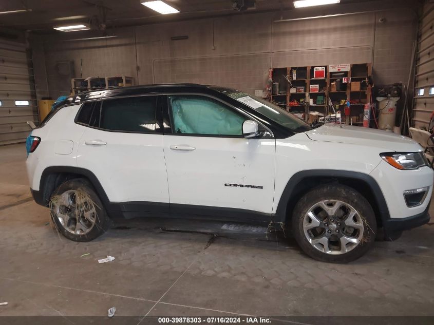 2018 Jeep Compass Limited VIN: 3C4NJDCB7JT336787 Lot: 39878303