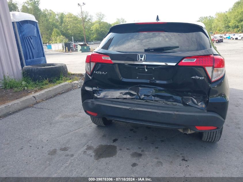 2019 Honda Hr-V Lx VIN: 3CZRU6H33KG731804 Lot: 39878306