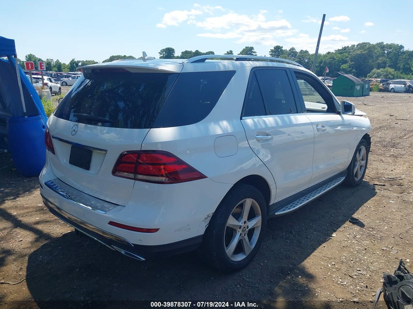2017 Mercedes-Benz Gle 350 4Matic VIN: 4JGDA5HB9HA927825 Lot: 39878307