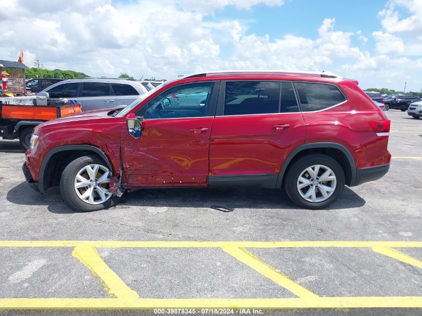 2018 Volkswagen Atlas 2.0T Se VIN: 1V2CP2CA5JC592874 Lot: 39878345