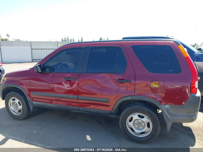 2003 Honda Cr-V Lx VIN: JHLRD684X3C002592 Lot: 39878363