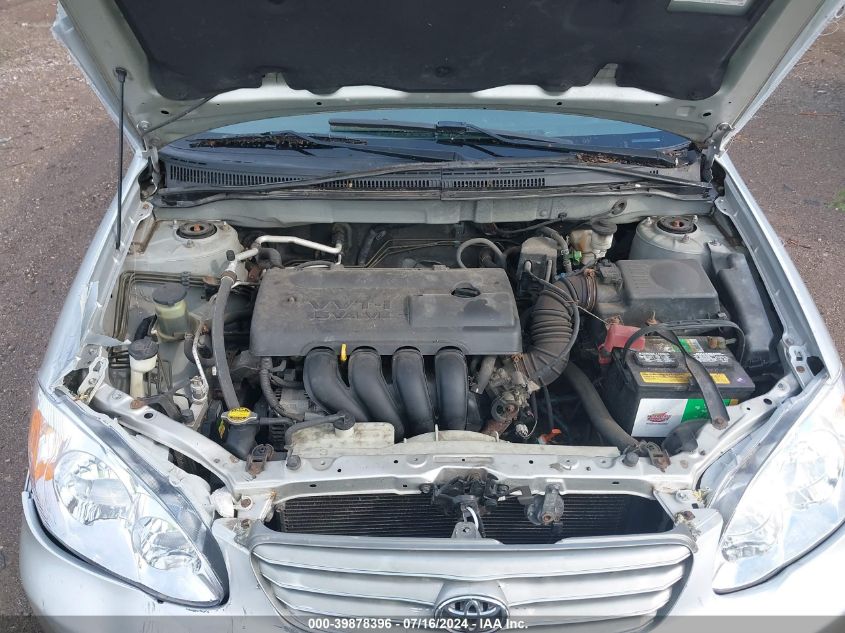 2004 Toyota Corolla Le VIN: 2T1BR38E14C292270 Lot: 39878396