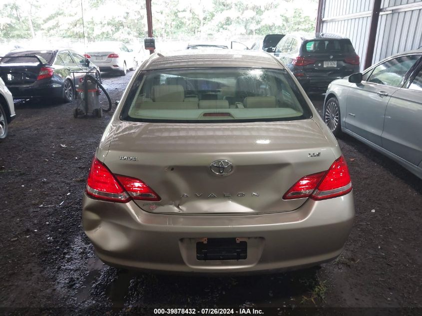 2006 Toyota Avalon Xls VIN: 4T1BK36B16U062615 Lot: 39878432