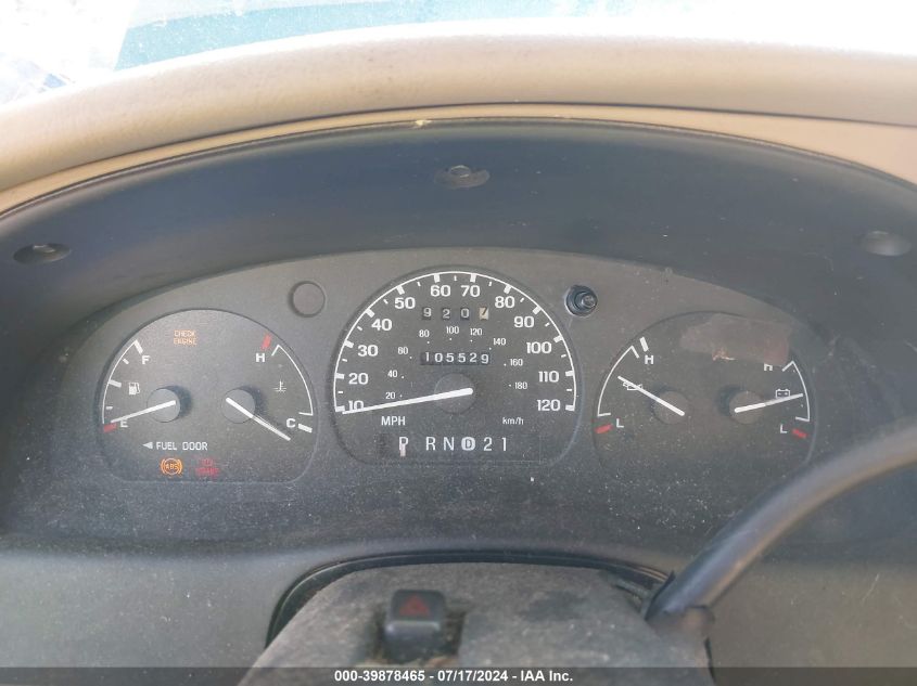 1999 Ford Ranger VIN: 1FTYR10C8XUB07499 Lot: 39878465