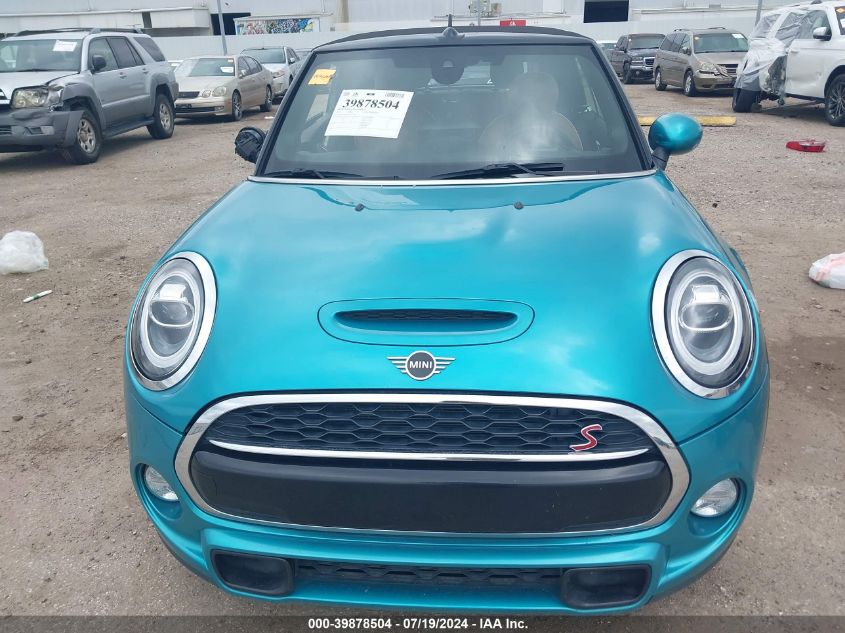 2019 Mini Convertible Cooper S VIN: WMWWG9C52K3J31186 Lot: 39878504