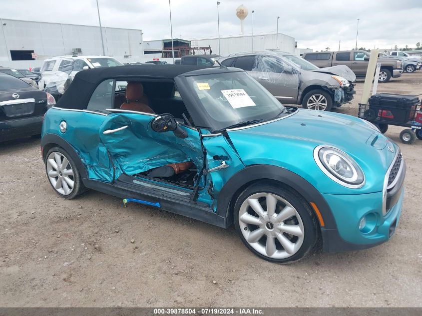 2019 Mini Convertible Cooper S VIN: WMWWG9C52K3J31186 Lot: 39878504