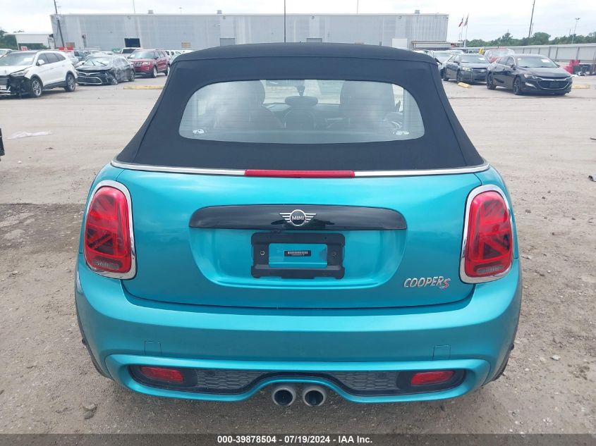 2019 Mini Convertible Cooper S VIN: WMWWG9C52K3J31186 Lot: 39878504