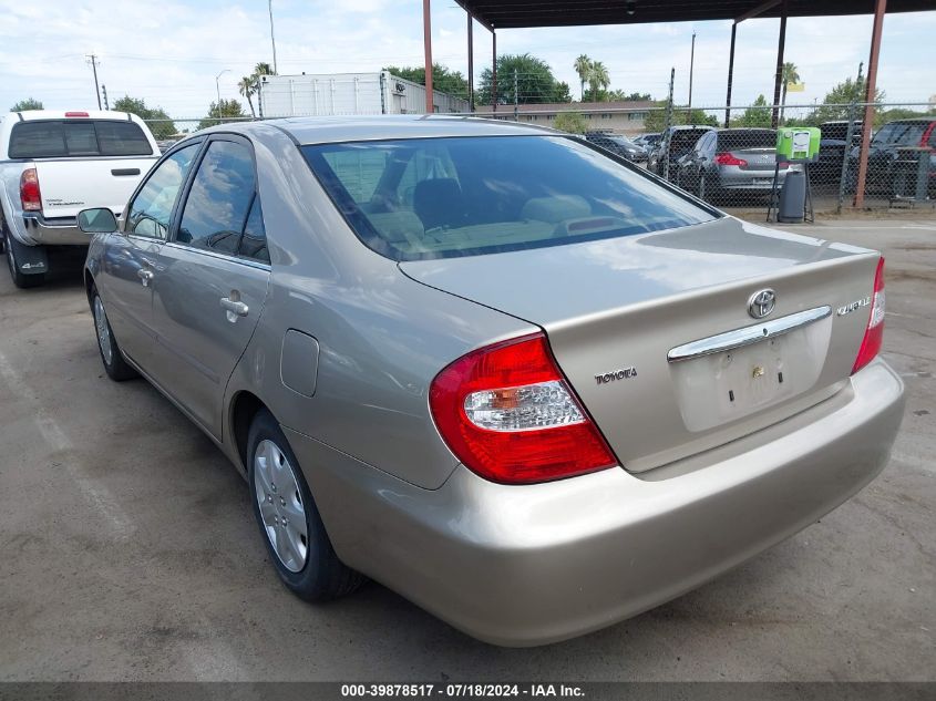 2003 Toyota Camry Le/Xle/Se VIN: 4T1BE32K13U732060 Lot: 39878517