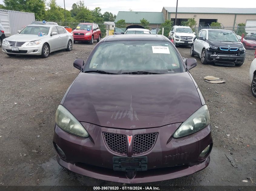 2006 Pontiac Grand Prix Gt VIN: 2G2WR554561217246 Lot: 39878520