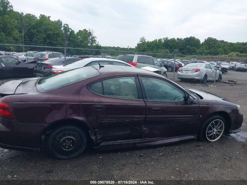 2006 Pontiac Grand Prix Gt VIN: 2G2WR554561217246 Lot: 39878520