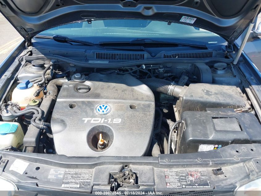 2003 Volkswagen Jetta Gl Tdi VIN: 3VWRP69M43M163955 Lot: 39878545