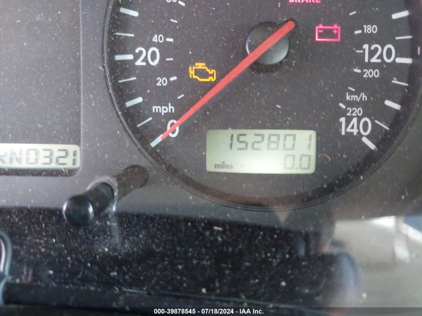 2003 Volkswagen Jetta Gl Tdi VIN: 3VWRP69M43M163955 Lot: 39878545