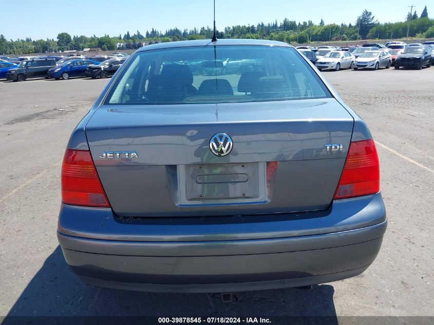 2003 Volkswagen Jetta Gl Tdi VIN: 3VWRP69M43M163955 Lot: 39878545